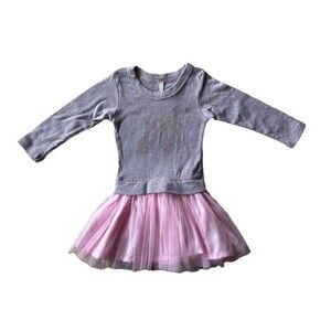 NWT Mignone Girls 2T Boutique Knit Tutu Ballet Ballerina Dress Tulle NEW
